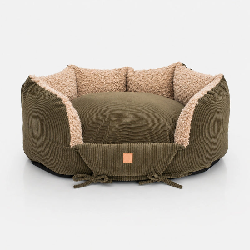 Ronny Cord Double Face - Luxury Dog Bed