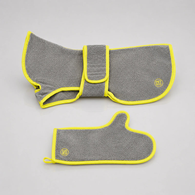 Wrappy Set - Dog Bath Coat & Glove SPA Set